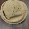 Vtg 1940s Merrimac Hat Corp 100% Wool Beret Studded Beaded Tan Taupe Fascinator