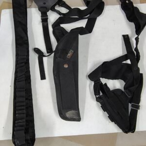 Tactical Nylon Gear Lot Uncle Mikes Shoulder Holster Scabbard Ammo Bandolier