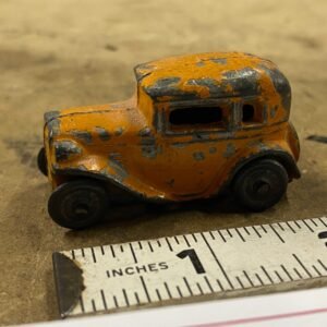 1930's Johillco Slush Cast Iron Metal Coupe Toy Car Hubley Vintage Collectible