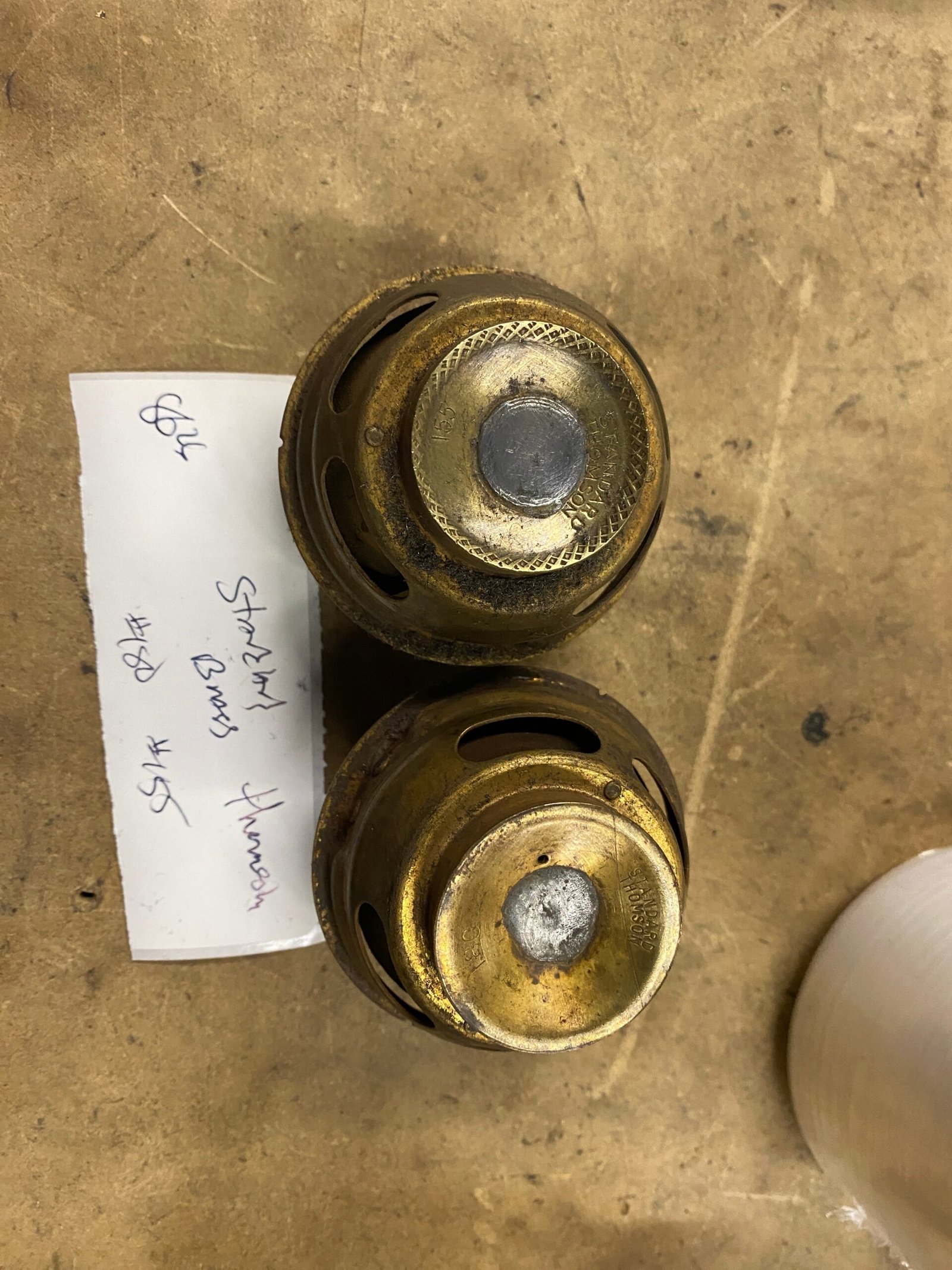 44c4587e-a919-4660-8a6d-4e51822976e2-1-scaled-1.jpg 50's Brass Thermostat Mack Truck Auto Hudson Vtg Standard Thomson Studebaker lot