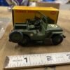Dinky Toys Military Jeep 1:43 Scale Green WWII Model Original Box Vintage Minty!