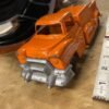 4bc8892a-6017-49ca-81ee-ff39863e9acd-scaled-1.jpg Vtg Tootsietoy Structo Hubley 50's Utility Truck Cast Toy Orange 9" Fire truck