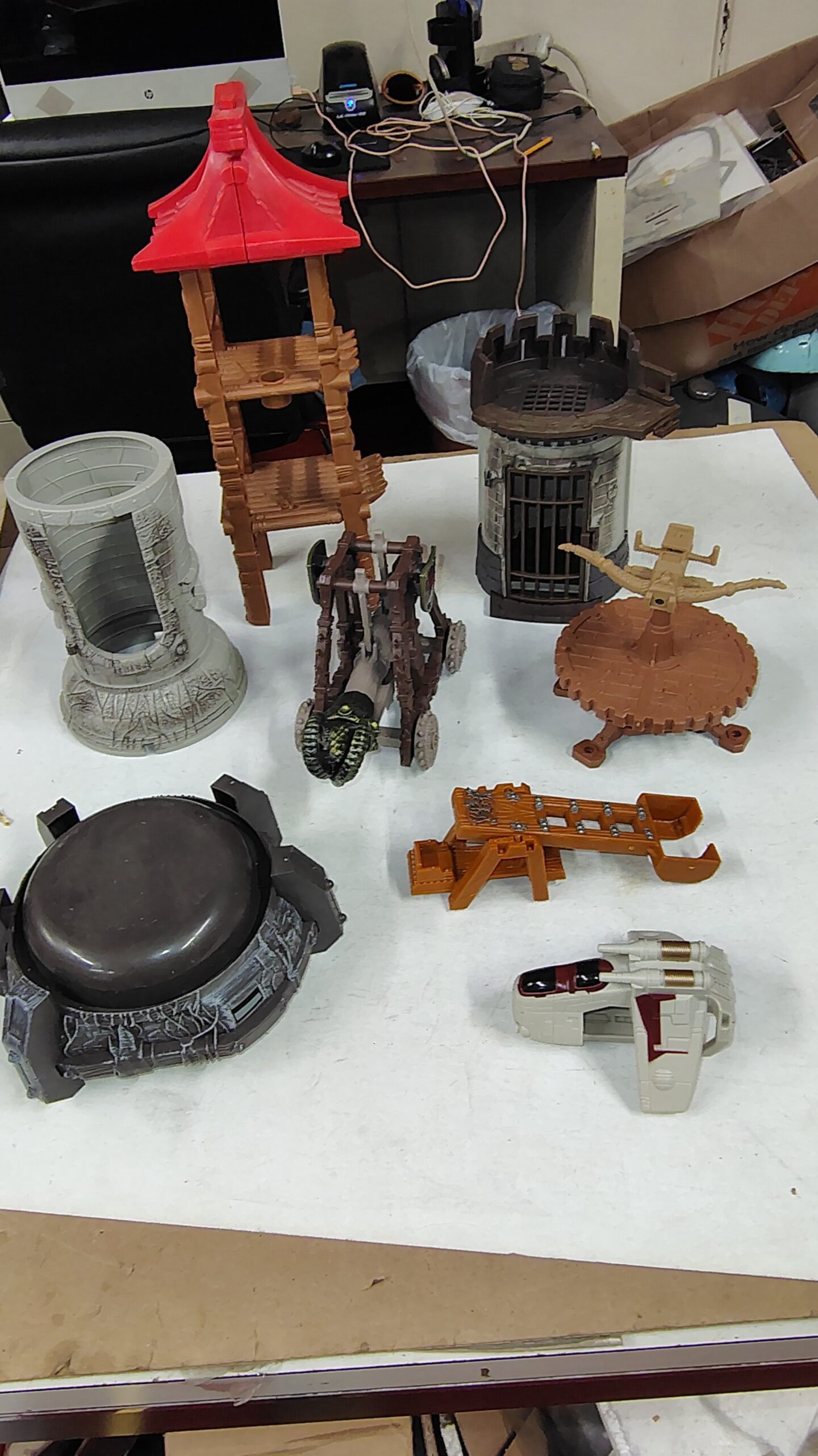 Fisher-Price Imaginext Castle & Star Wars Toy Lot Battering Ram Tower Spares