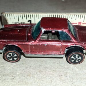 1970 Hot Wheels Redline Mercedes 280SL Magenta Spectraflame HK Play Wear