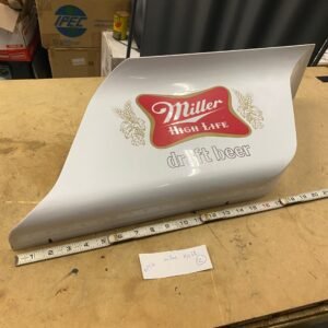 Vintage Miller High Life Beer Sign - Breweriana Collectible Décor Advertising