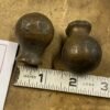 Harley Shovelhead Vtg Accessory Brass bED Trim Balls Grips Axle Covers Panhead