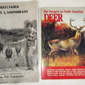 Vintage PA Reptiles Booklet & Hal Swiggett North American Deer Book Lot