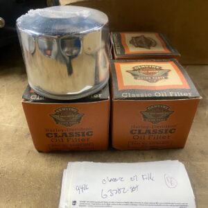 OEM Harley Chrome Oil Filter 63782-80T Sportster Shovelhead 80-86 Ironhead Evo