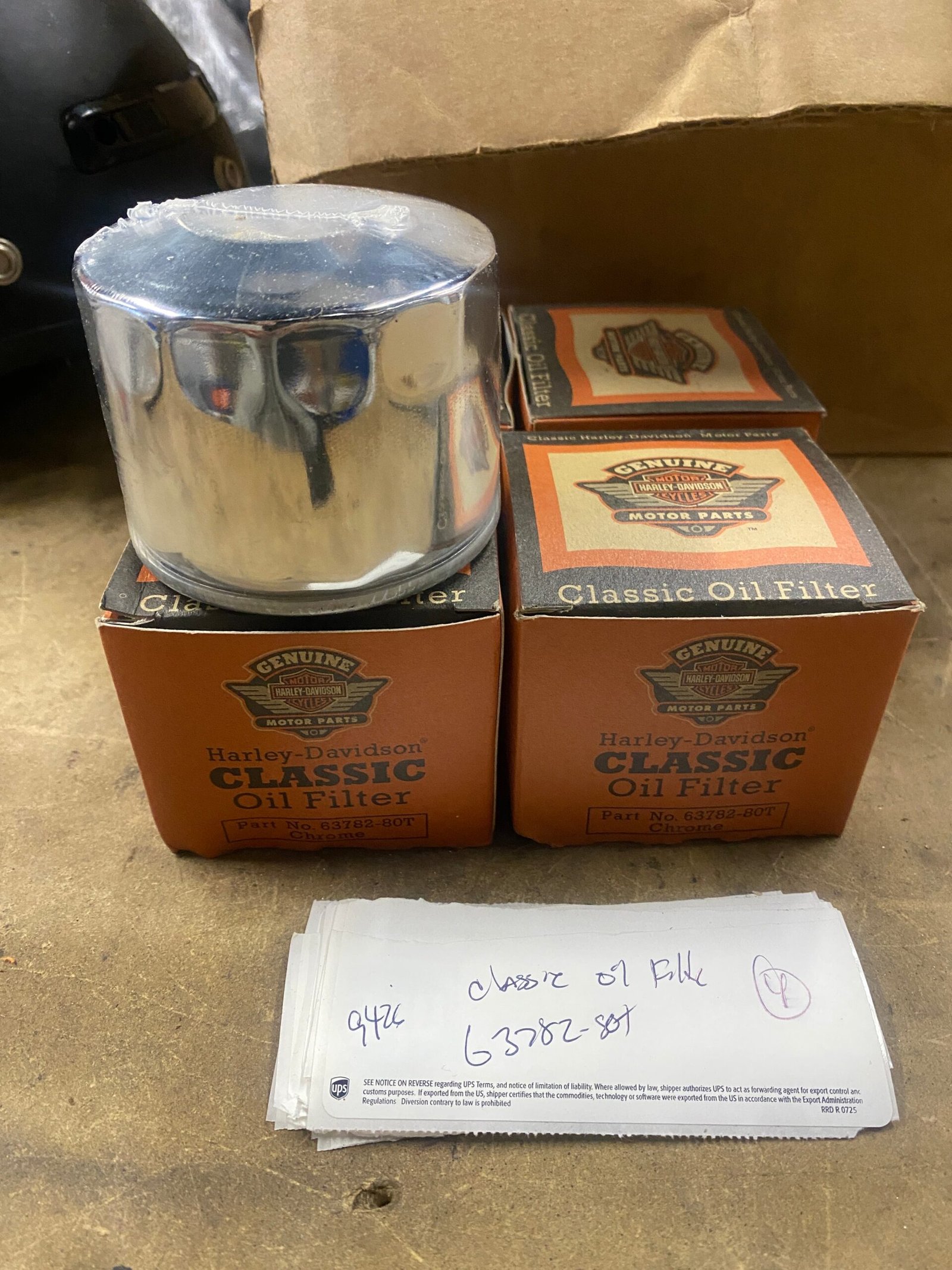 58f64c28-a6be-4062-9216-509ee418b58d-scaled-1.jpg OEM Harley Chrome Oil Filter 63782-80T Sportster Shovelhead 80-86 Ironhead Evo