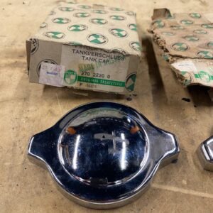 Chrome Gas Cap NOS Puch Motorcycle 175 250 Winged OEM 270.2220.0 Sears Allstate