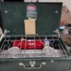 Vintage Coleman 413H Powerhouse Camp Stove 2 Burner with Manual USA