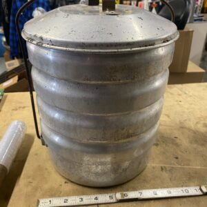 Vintage Regal Ware Aluminum 5-Tier Stacking Lunch Pail Camping USA Pie Cake Cook