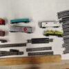 Vintage N Scale Model Train Lot Santa Fe Caboose Freight Cars Track