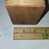 Antique Hoover & Smith Jeweler Philadelphia Wood Box & 25 Plain Clay Marbles Lot