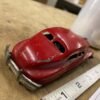 vtg Wyandotte pressed steel sedan toy car Auto Antique Red 30's Streamline Nash