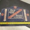 7229997875362-2.jpg Vtg Rex-Hide Brake Lining Tin Metal sign Service Station Man Cave Petrol Oil Gas