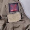 730e4708-2384-45d6-a903-d2b973469955-scaled-1.jpg Vtg Garcia Fly Fishing Vest S/M Tan Multi-Pocket Gorpcore Lambskin Patch