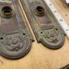 Antique Brass Federal Fan Door Mortise Lockset Plates Knob Victorian Art Deco