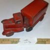 Vintage 1930s Wyandotte Pressed Steel Semi Moving Van Truck Wood Wheels Original