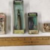 Vintage Fishing Lure Lot Heddon Dying Flutter Tadpolly Helin Flatfish Boxed