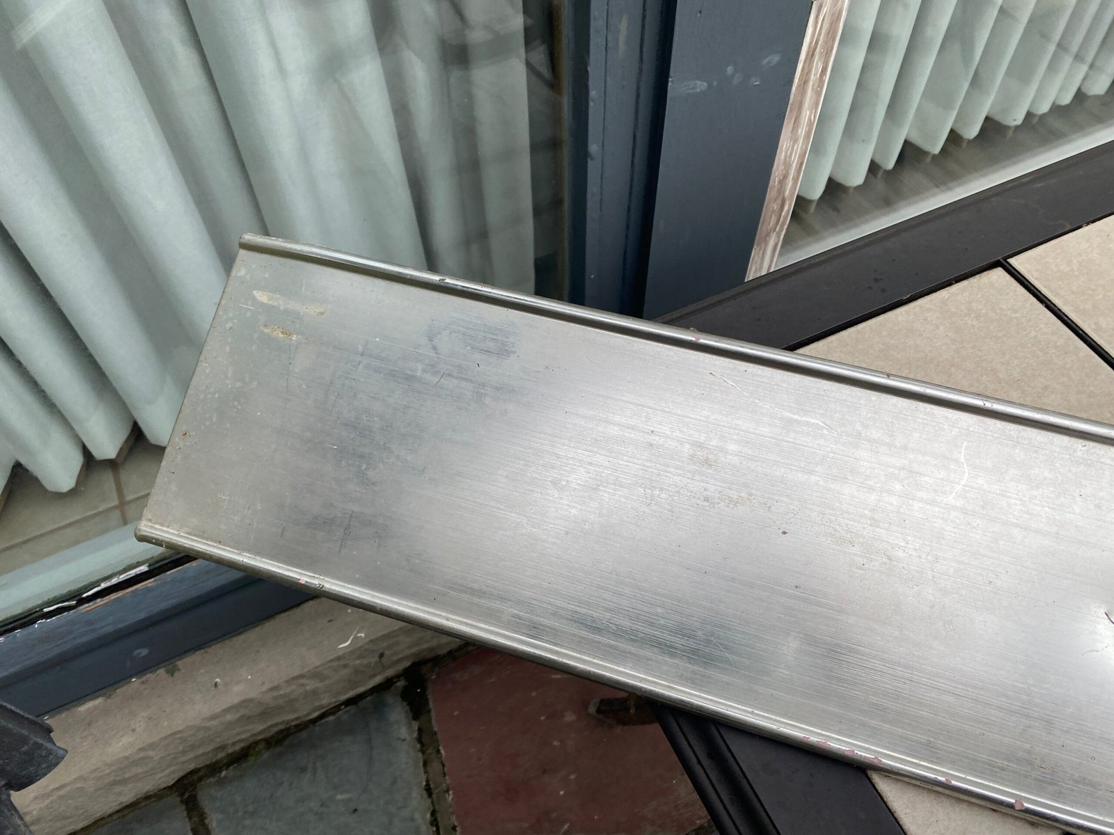 73^ Square Body Chevrolet Pickup Truck Rear Tailgate Aluminum Trim Panel OEM