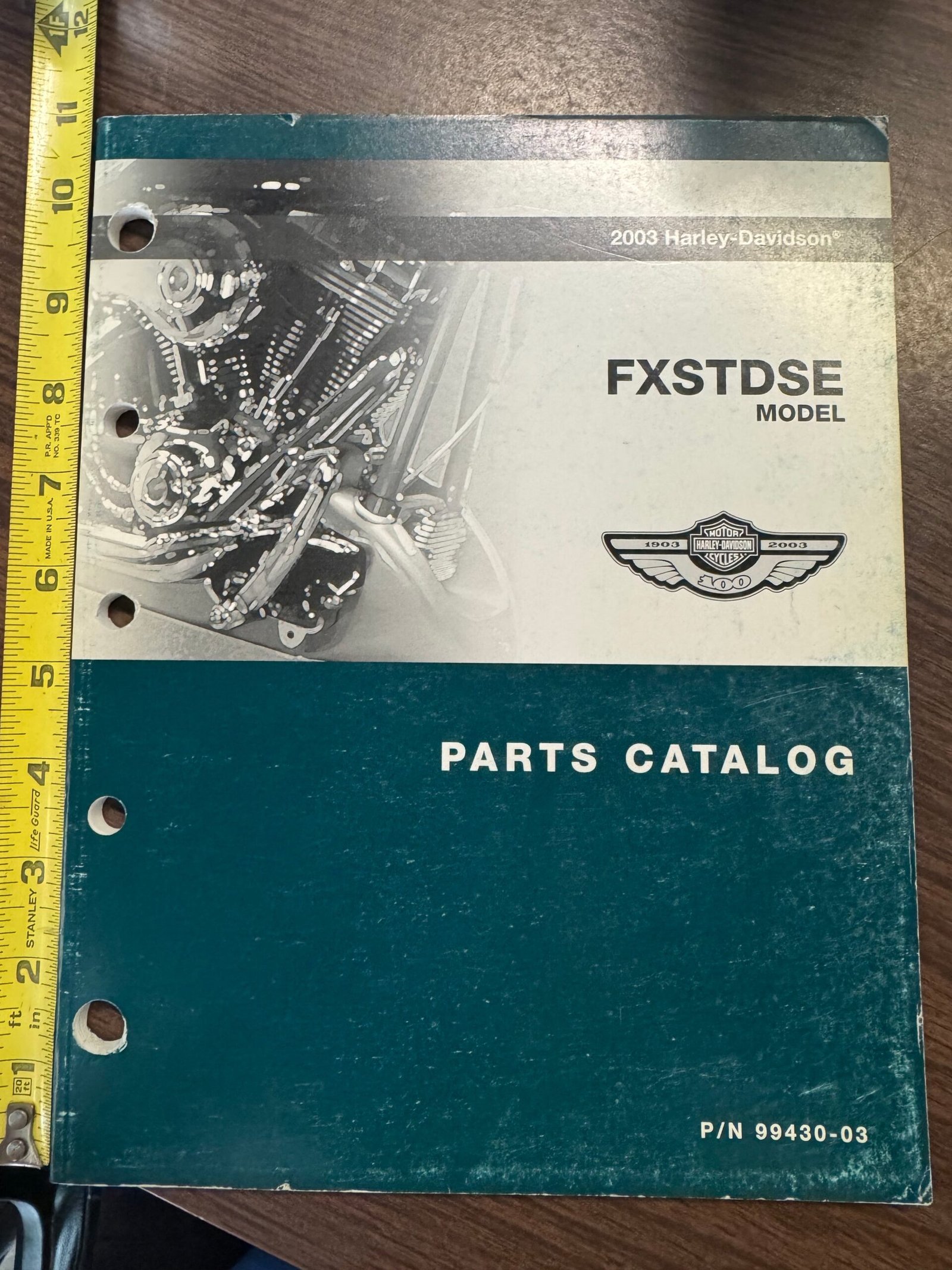 2003 Harley FXSTDSE Model Parts Catalog