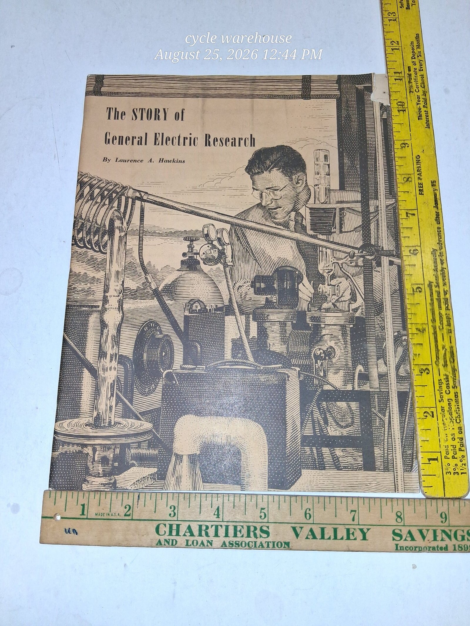 1952 The Story of General Electric Research Laurence Hawkins Booklet Illustrated