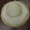88cc4add-db17-46ca-a883-186df2c0aa62-scaled-1.jpg Vintage 1950s Beige Satin Half Hat Velvet Trim Bridal Cocktail Fascinator