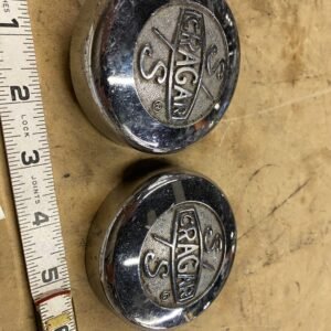 Vintage Cragar Wheel Center Rim Caps japan Hot rod Muscle car chevy mopar ford