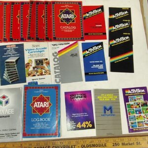 89f8e047-e593-469a-8997-7f5dddcd8d1f-scaled-1.jpg Vintage Atari 2600 Manuals Catalogs Comics Lot Activision Data Age 1980s