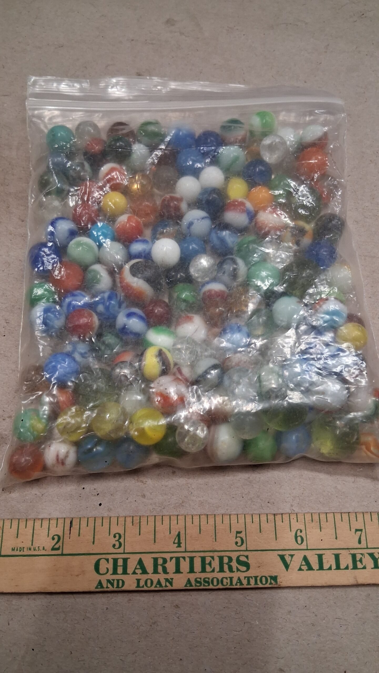 Vintage Glass Marbles Lot 150+ Assorted Cat Eye Swirl Shooters Clear Game Toy