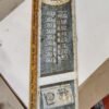 Vintage 1950s Mail Pouch Chewing Tobacco 39" Metal Thermometer Sign