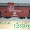Vintage Mehano HO Scale Pennsylvania Railroad (PRR) Wood-Sided Caboose #982086