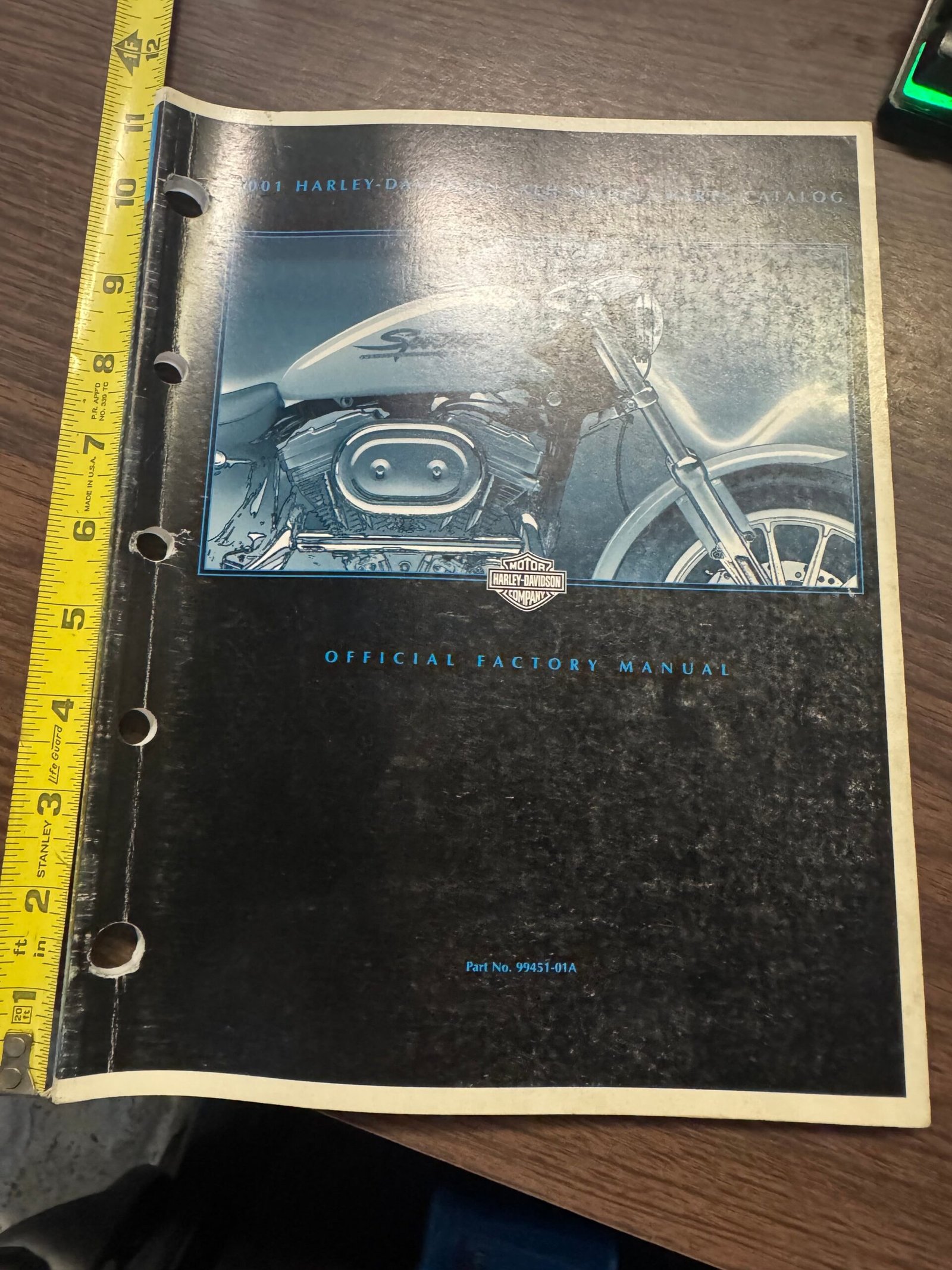 2001 Harley XLH Models Parts Catalog