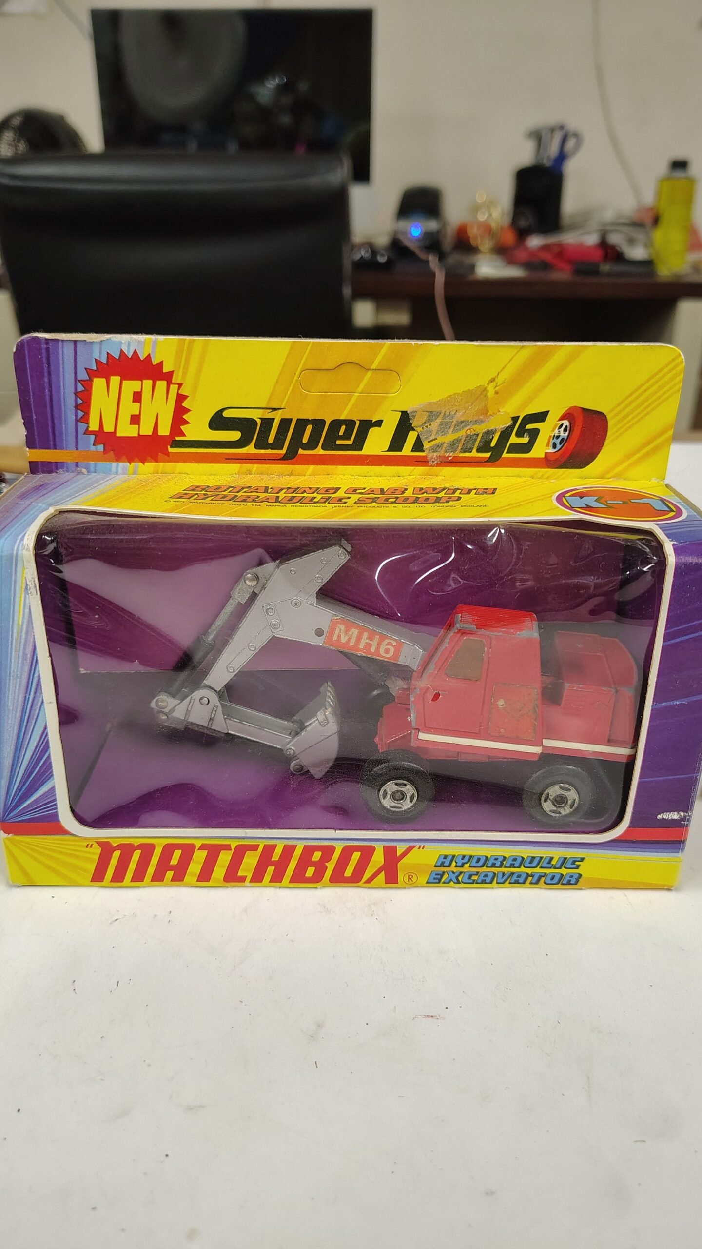 Lesney Matchbox Super Kings K-1 Hydraulic Excavator, originally released 1970's