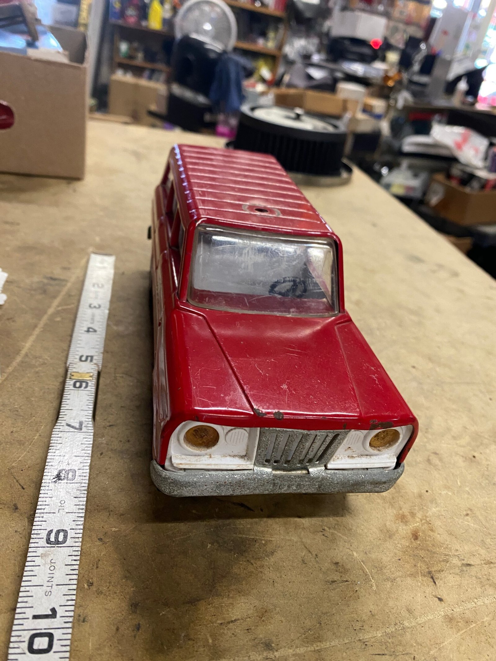 a1ae2a47-135b-4767-b164-4a2f93195c27-scaled-1.jpg Tonka Fire Chief Jeep Truck Vintage 1960 Metal Toy Red Collector's Item