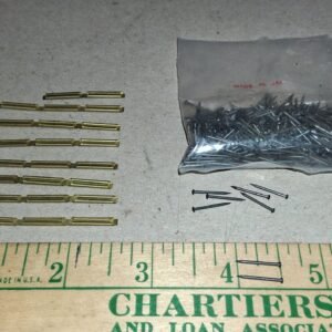 a1d76771-824c-4738-ab47-6bdd560f4698-scaled-1.jpg Vintage Model Power HO Brass Rail Joiners 30pc 250pc Half Inch Track Spikes Lot