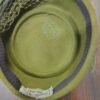 Vtg 1950s 1960s Moss Green Velour Imported Fur Felt Pillbox Hat Veil Bow