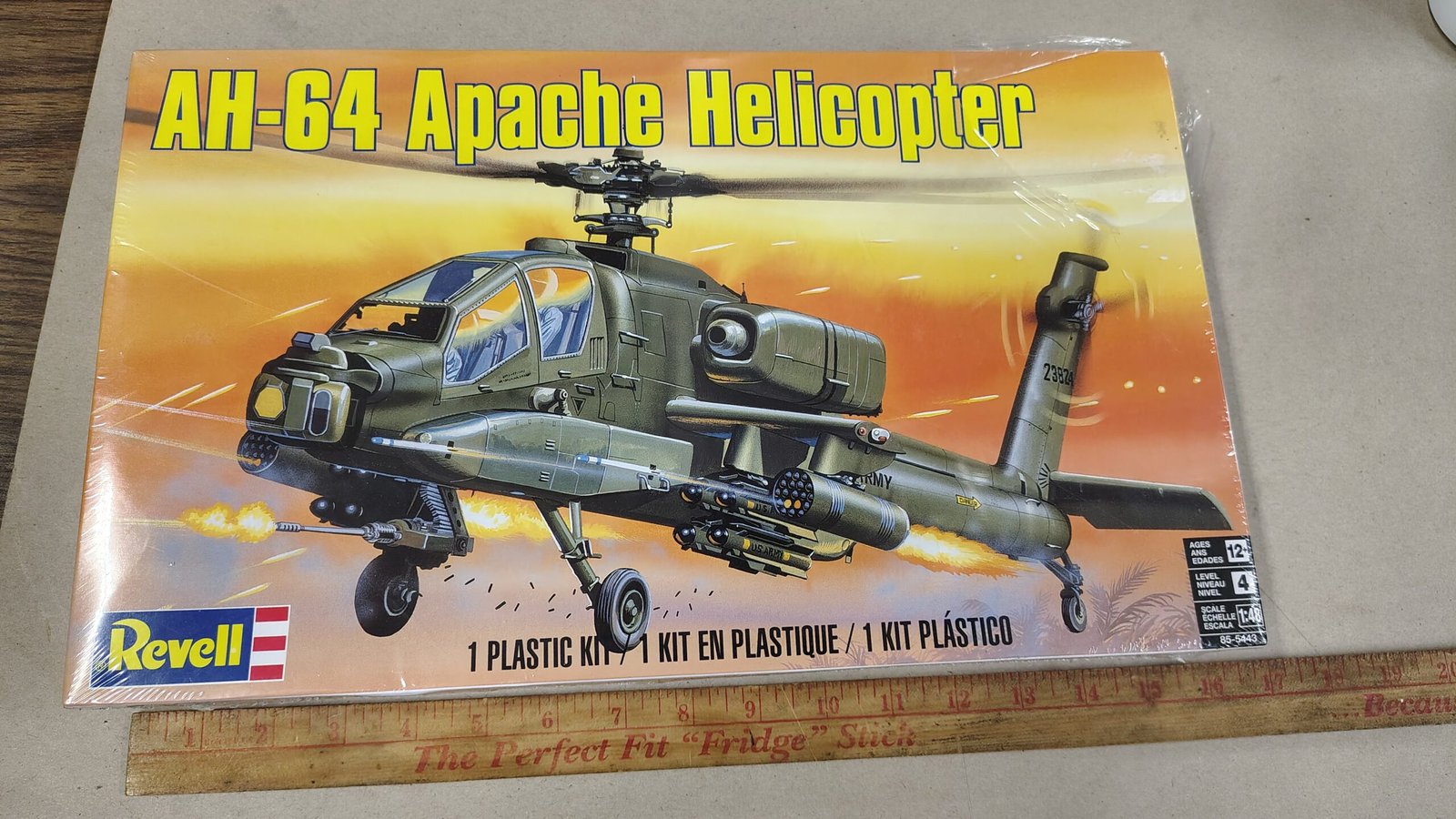 acc55331-b700-4f04-a92b-849bd3591645-scaled-1.jpg Revell AH-64 Apache Helicopter 1:48 Scale Plastic Model Kit 85-5443 Sealed