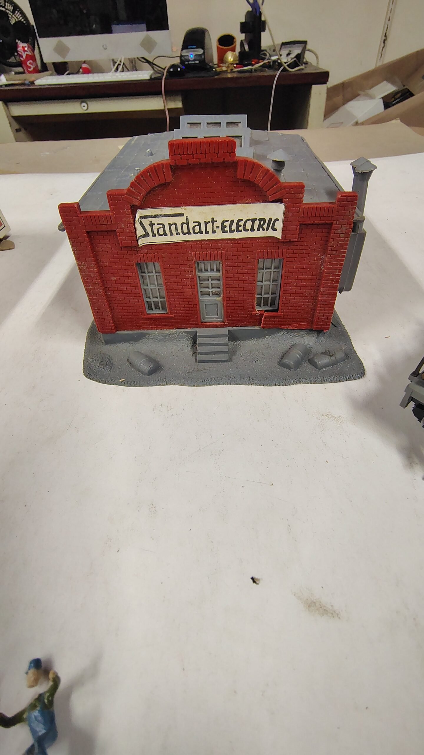Vintage Bachmann N Scale Blinking Oil Tank ARCO Boxed Operating Track Accessory