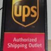 Vintage 2003 UPS Authorized Shipping Outlet Lighted Sign Palmer MB2000 Rare