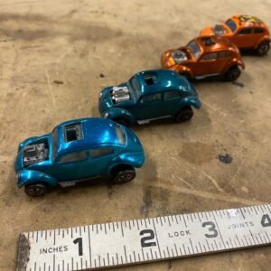 Hot Wheels Redline Custom Volkswagen Aqua HK Q3 Vintage 1967 USA VW BUG #1