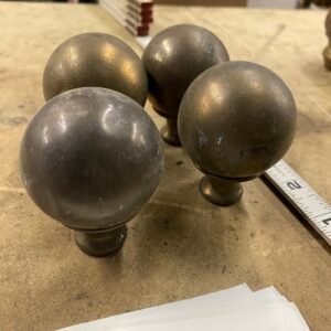 Harley Shovelhead Vtg Accessory Brass Trim Balls Grips Axle Covers Panhead