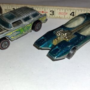 Vtg Hot Wheels Redlines Lot (2) 1969 Splittin Image & 1977 Alive 55 For Restore