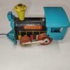 Vintage 1960 Fisher Price Smokie Train Engine Wood Pull Toy 642 Locomotive