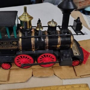 Vintage Jim Beam 1872 Grant Locomotive Porcelain Decanter Empty With Box
