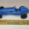 1960s Processed Plastic Co Blue Indy Race Car Toy No 7 Aurora ILL USA