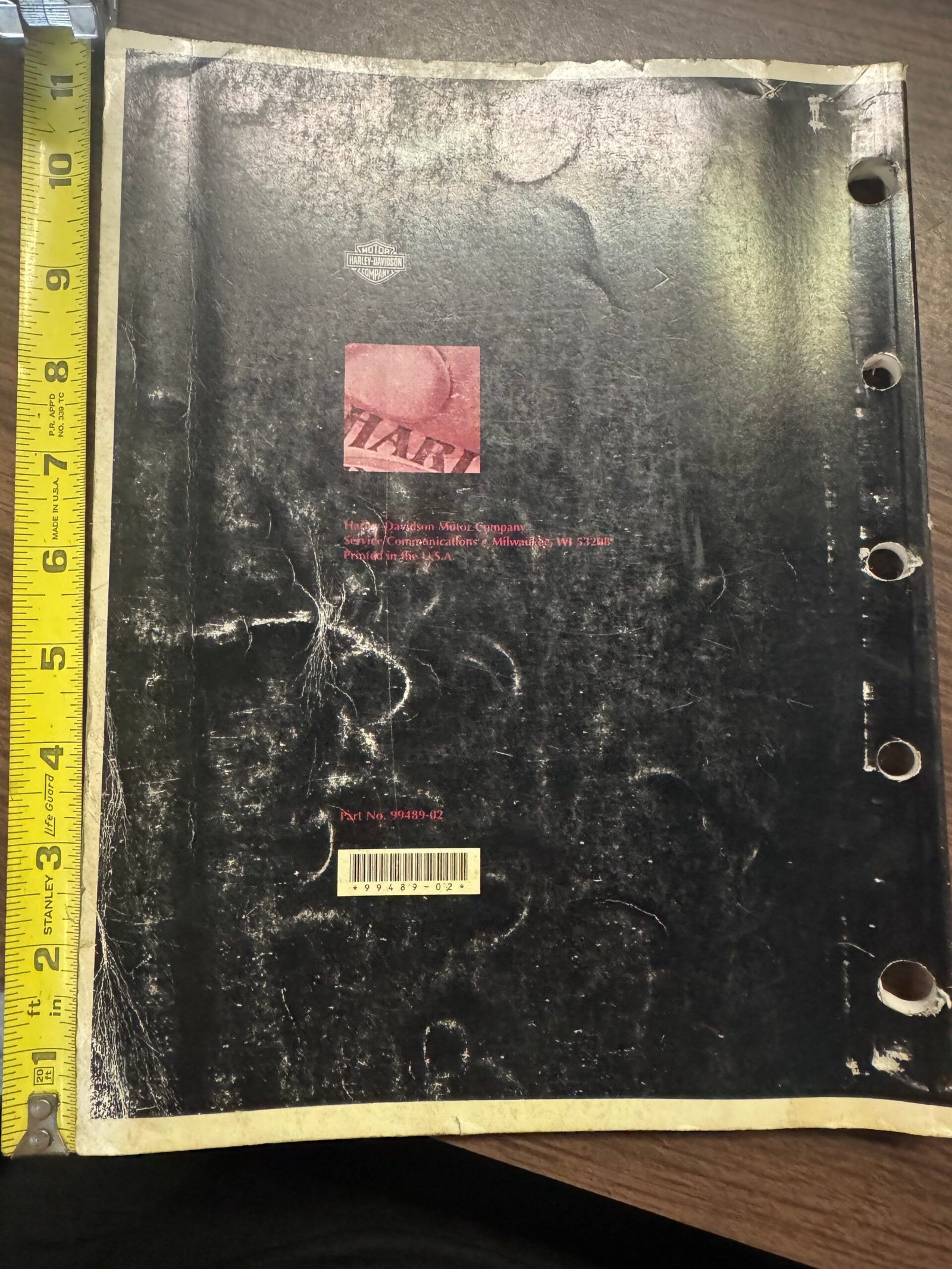 89^02 Harley Painted Parts Catalog