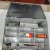 Vintage Flambeau Tackle Box Lot with Mixed Hooks, Tackle & YUM Lure!