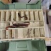 Vintage Plano 3-Tray Tackle Box Filled With Mixed Lures & Soft Bait Pack Lot